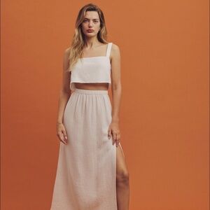 Reformation Dawn Two Piece White - Size 2
